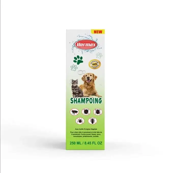 Shampoing + spray anti parasitaire + parfum pour chien et chat Shampoing + spray anti parasitaire + parfum pour chien et chat