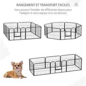Enclo parc modulable pour chien