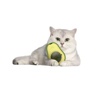 Jouet à l'herbe à chat en forme d'avocat