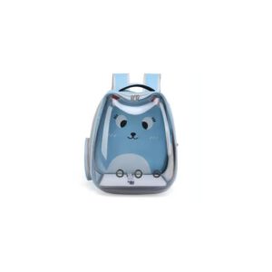 Sac à dos transparent panoramique pour chat et petit chien – respirant