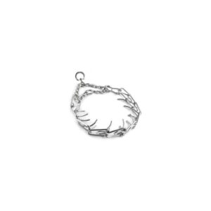 Collier étrangleur de dressage à pointes en acier pour chien