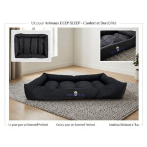 Lit imperméable pour chien et chat – 100 x 75 cm