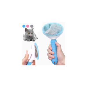 Brosse autonettoyante 2 en 1 pour chien et chat – anti-poils
