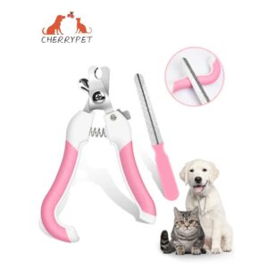 Coupe-ongles professionnel en inox pour chien et chat