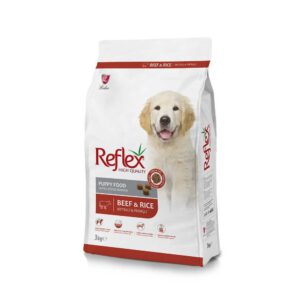 Reflex Plus croquettes pour chiot au bœuf – 3 kg