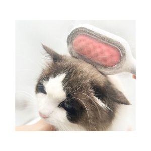 Brosse anti-poils autonettoyante avec support pour chien et chat