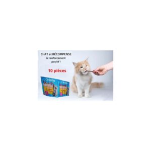 Bâtonnets au poulet et au foie pour chat – friandises x10